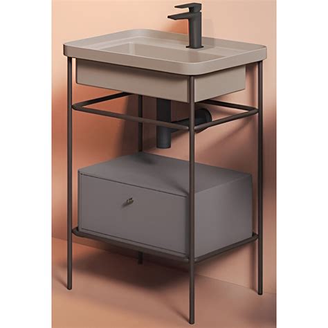 Консоль под раковину Artceram Fuori Scala ACA056 56 moka — купить в ...