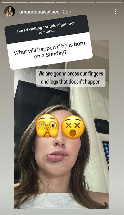 "Gonna cross our fingers and legs" - Bubba Wallace's wife Amanda hopes