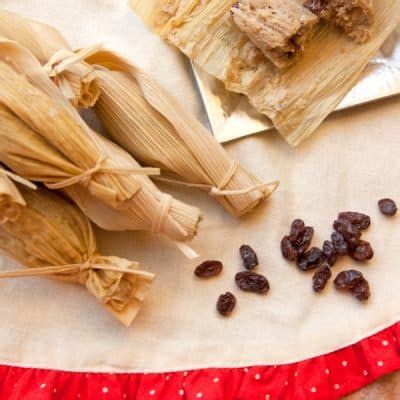 Sweet Raisin Tamales (Tamales Dulces) | Recipe | Sweet tamales, Dessert tamales, Tamales