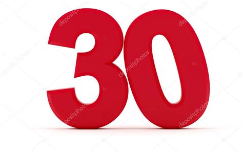 Číslo 30 — Stock Fotografie © maziarAgha #30228855