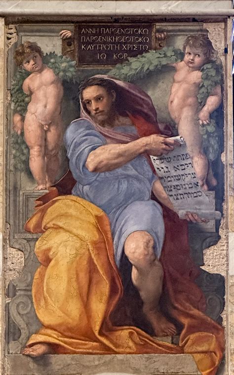 1512, Raphael, The Prophet Isaiah -- Basilica of St. Augus… | Flickr