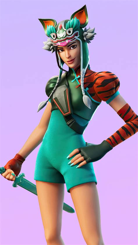 Tigeress, Fortnite, Lunar New Year, Skin, Outfit, 4K, #7.900 Wallpaper