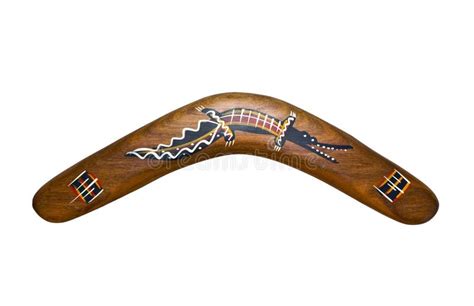 The boomerang stock vector. Illustration of weapon, immemorial - 4391962