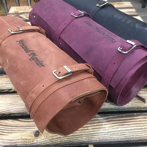 Personalized Chef Gift Knife Bag Leather Tool Roll Chef - Etsy