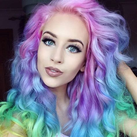 Rainbow Pastel Hair Is A New Trend Among Women | Bored Panda