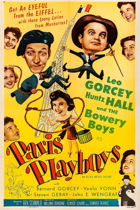 Paris Playboys (1954) - Posters — The Movie Database (TMDB)