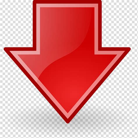 Free download | Red arrow down illustration, Arrow Red , Down Arrow ...