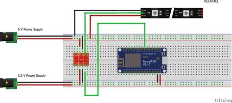 NodeMCU & WS2812b, not lighting up · Issue #197 · wled/WLED · GitHub