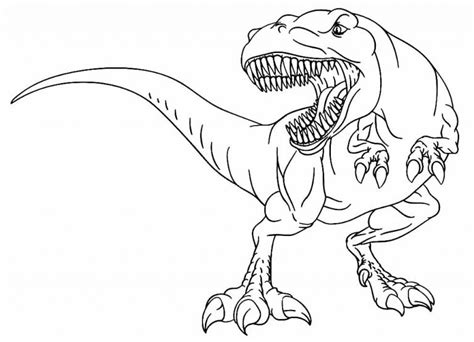 50+ Desenhos de T-Rex para colorir e imprimir | Como fazer em casa