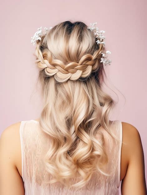 Premium Photo | Beautiful Crown braid hair style