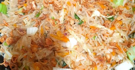 resep bihun goreng  kecap ala chinese food oleh kartika sari cookpad