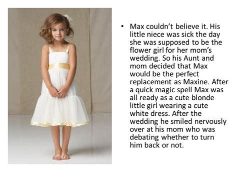 Age Regression Tg Captions: Flower Girl