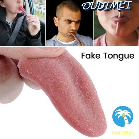 OUDIMEI 3PCS Tongue Toy, Harmless Realistic Stretchable Tongue ...
