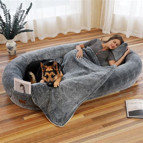 DOCWAE Human Dog Bed (72.8" x 43.3" x 11.8"), Giant Dog Bed for Humans