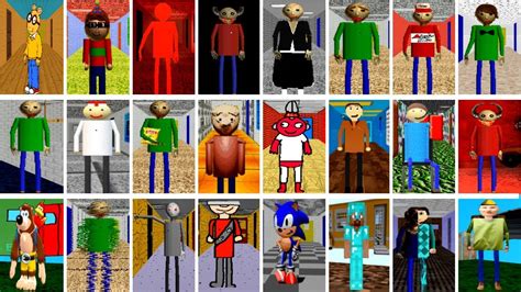 25 MODS WITH Baldi's Basics - YouTube