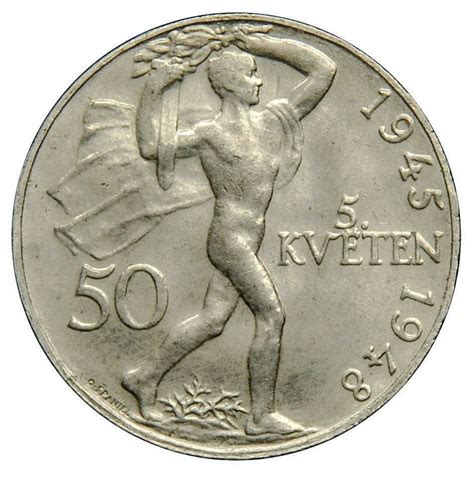 50 крон (Чехословакии, 1948 год) - Пражское восстание (1945). - купить ...