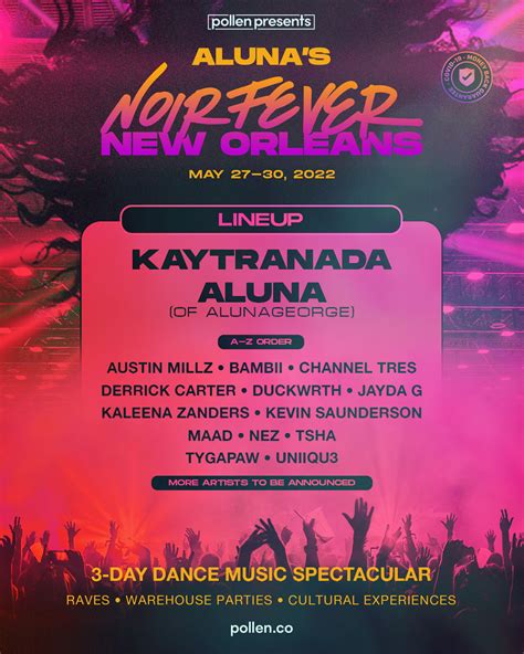 Aluna Launching Dance Fest Noir Fever With All Black Lineup