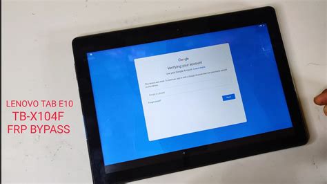 Lenovo Tab E10 (TB-X104F) FRP Bypass Latest Update Without PC - YouTube