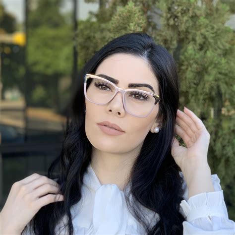 Óculos de Grau Retangular Nude Luna - Safine