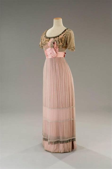 Evening Dress, ca 1912, source unknown - The Dreamstress