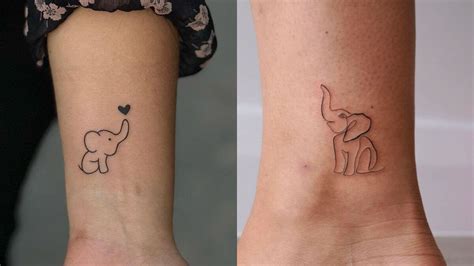 35 Small & Simple Elephant Tattoos For 2024 – Eye On Tattoos