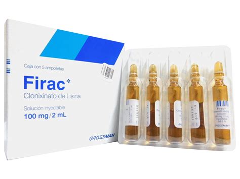Descubre los beneficios del Clonixinato de Lisina Inyectable para el