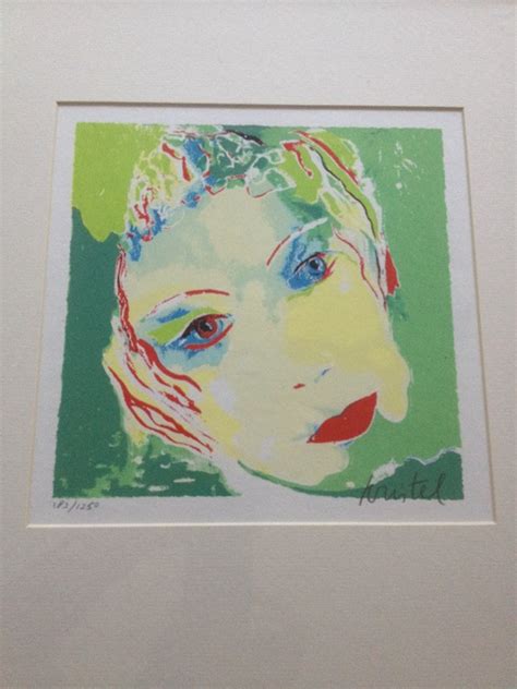 Sylvia Kristel "Face" ingelijst! Verkocht | Kunstveiling.nl