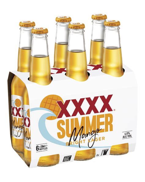 Buy Xxxx Bright Lager With Mango Bottles 330ml Online @Lowest Price