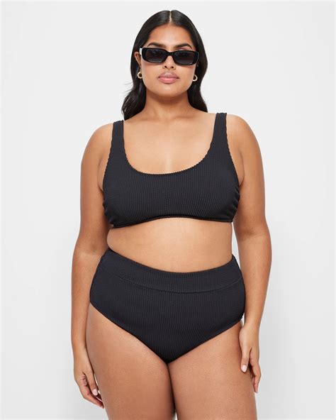 Crinkle Scoop Swim Bikini Top | Target Australia