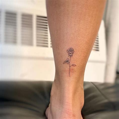 Single Flower Tattoo