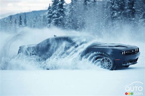 New 2017 Dodge Challenger GT with AWD has fun in the snow | Car News ...