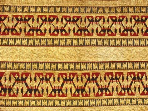 indonesian ceremonial lampung tapis skirt  sale  stdibs