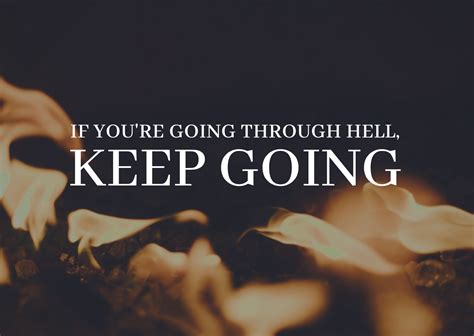 Olga Rickards If You Are Going Through Hell, Keel Going