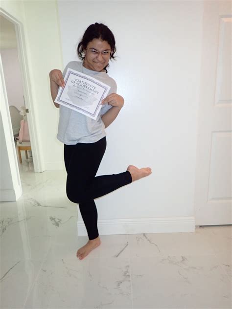 Samantha Margarita Vasquez: Certificate of Achievement