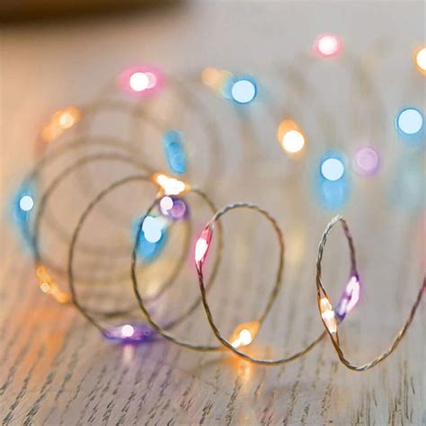 rainbow  led micro bright timer lights party supplies countyfetes