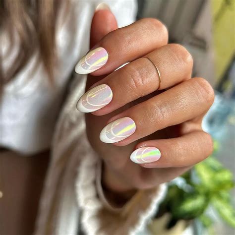 Double French manicure: the latest ideas for a new version of the ...