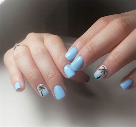 Uñas semipermanentes | Ombre acrylic nails, Beach nails, Nail designs