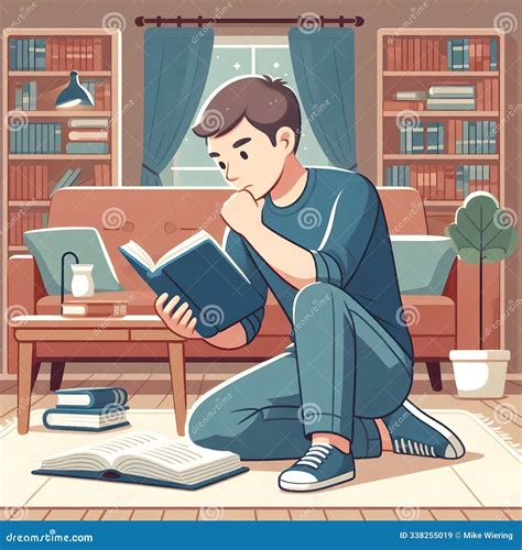 Dutch Idiom "to Have it Under the Knee" Stock Illustration