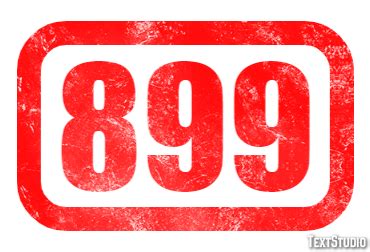 899 Text effect and logo design Number | TextStudio