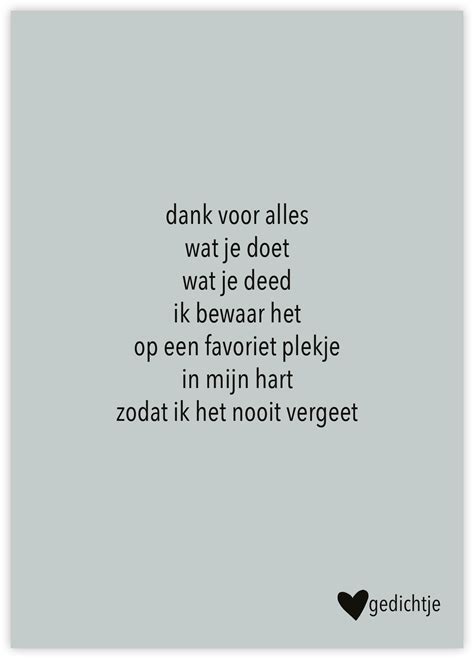 Postkaart Hartgedichtje 12 st. Dank voor alles - Give-X