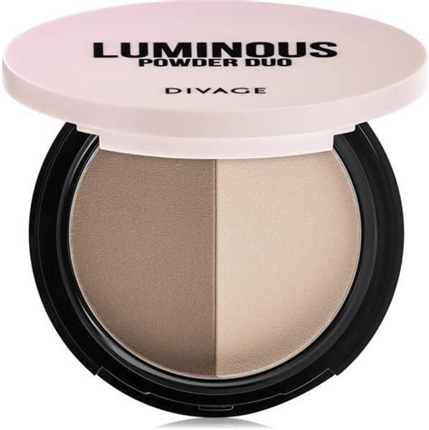 Divage Kompaktowy Puder Dwukolorowy Do Twarzy - Luminous Duo Powder 02 ...