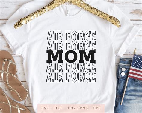 Air Force Mom SVG DXF JPG Png Eps, Air Force Mom Sublimation, Air Force