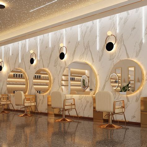 Luxury warm style salon