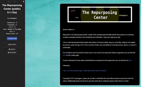 The Repurposing Center 0.1.13 by Jpmaggers - Simulator Adult Games ...