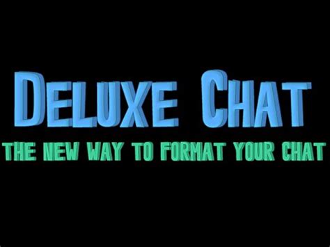 [FR] Tuto Plugin DeluxeChat MineCraft - YouTube