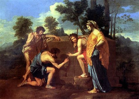 PUSSIN NICHOLAS - Arcadian shepherds — Louvre (Paris)