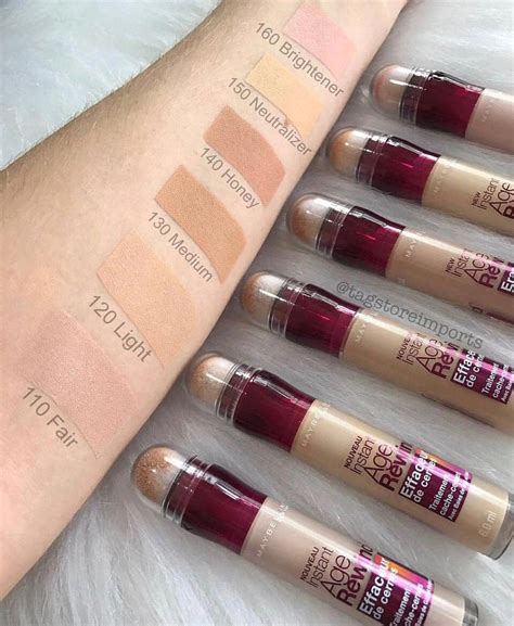 Maybelline Instant Rewind Concealer Color Chart | My XXX Hot Girl