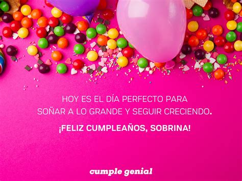 Tarjetas de Cumpleaños para una Sobrina para dedicar con cariño