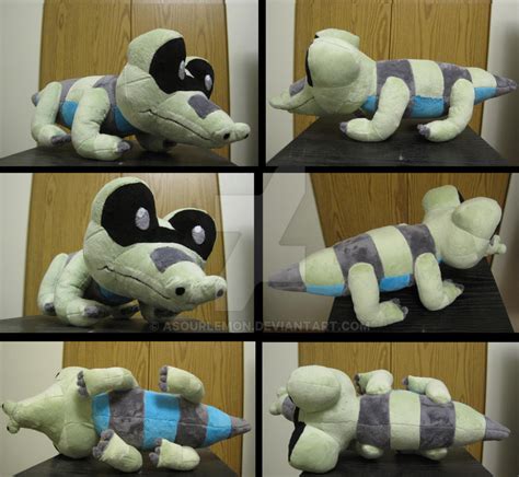 shiny Sandile plush by aSourLemon on DeviantArt