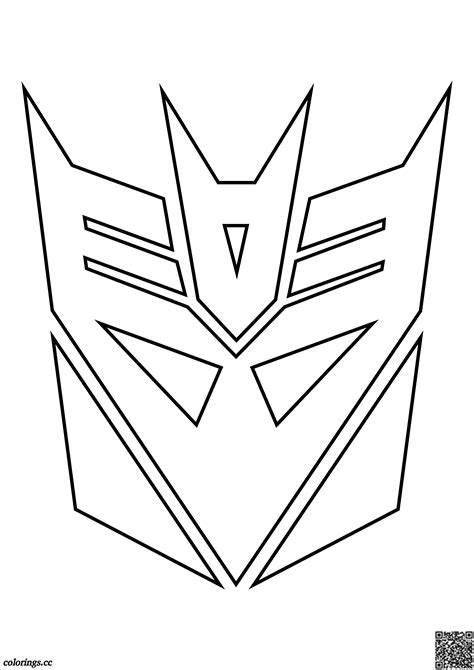 Štít Decepticon omalovánky, Transformers: Robots Undercover omalovánky ...